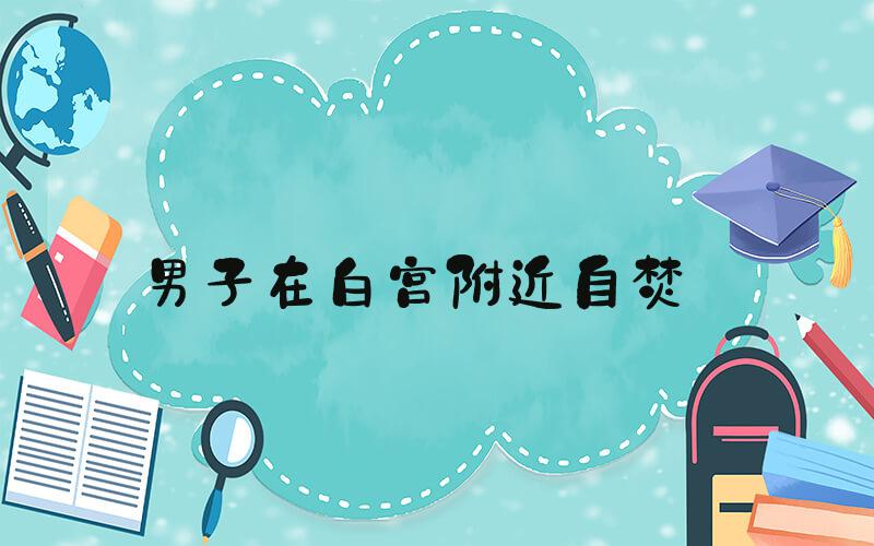 男子在白宫附近自焚 